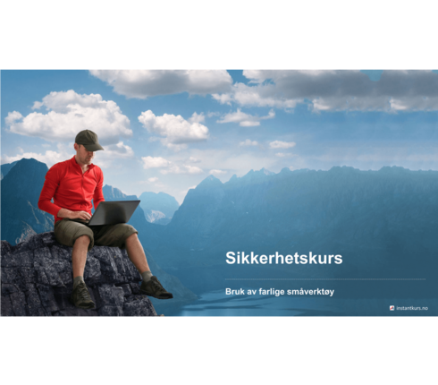 Farlig håndverktøy - sikkerhetskurs 1