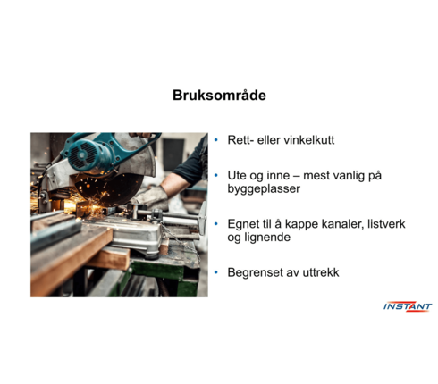 Farlig håndverktøy - sikkerhetskurs 3