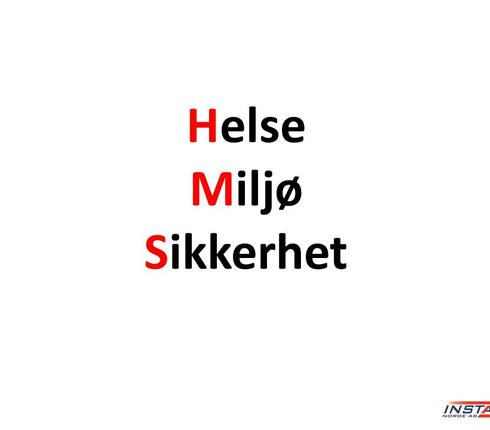 Innføring i HMS 2