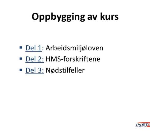 Innføring i HMS 4