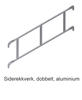 small_Siderekkverk, dobbelt, aluminium
