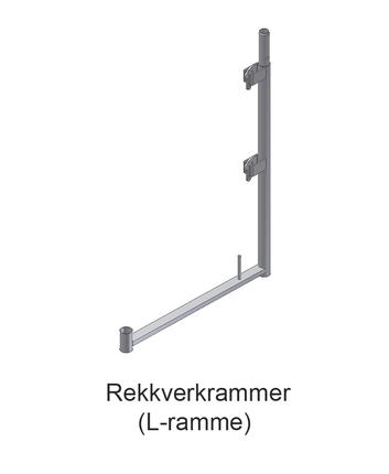 Rekkverkrammer (L-ramme)