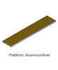 small_Plattform, Aluminium-finer
